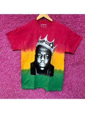 The Notorious BIG King of New York Rap Tricolor Dip-Dye M